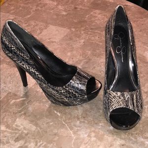 Jessica Simpson Open Toe Heels